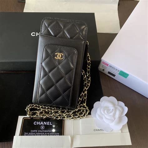 chanel flip phone for sale|chanel phone bag with chain.